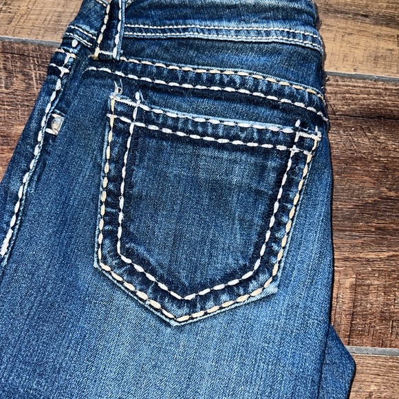 Miss Me Stitched Pocket Bootcut Jeans Size 28 - Picture 2 of 9